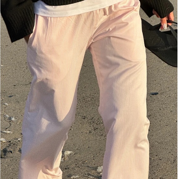 NWT Pink Striped ‘Boxer’ Pants - Picture 3 of 4